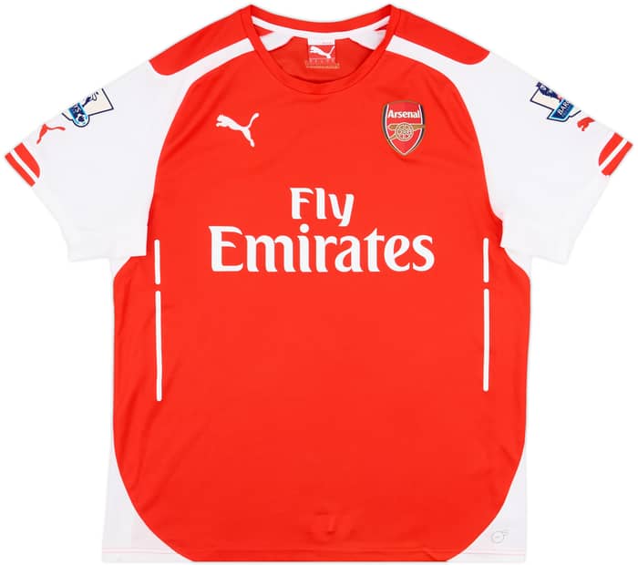 2014-15 Arsenal Home Shirt Chambers #21 - 7/10 - (L)