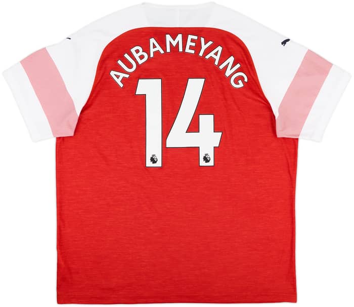 2018-19 Arsenal Home Shirt Aubameyang #14 - 7/10 - (XXL)