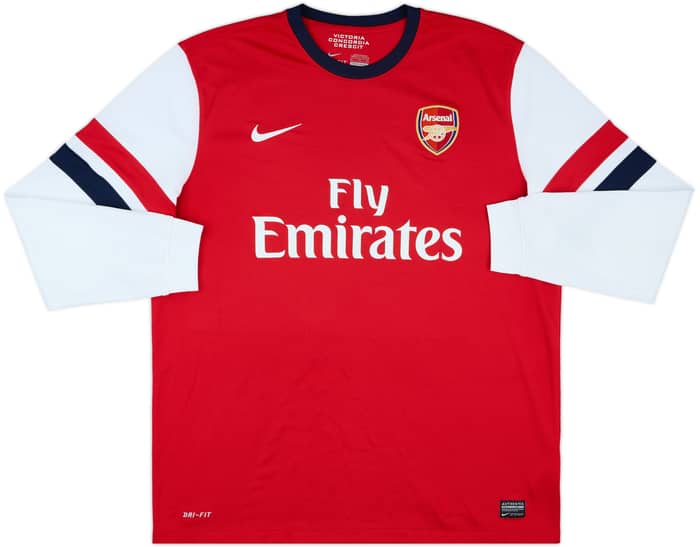 2012-14 Arsenal Home Shirt Arteta #8 - 9/10 - (XL)
