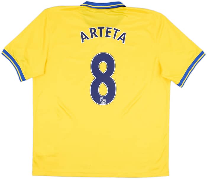 2013-14 Arsenal Away Shirt Arteta #8 - 8/10 - (XL)