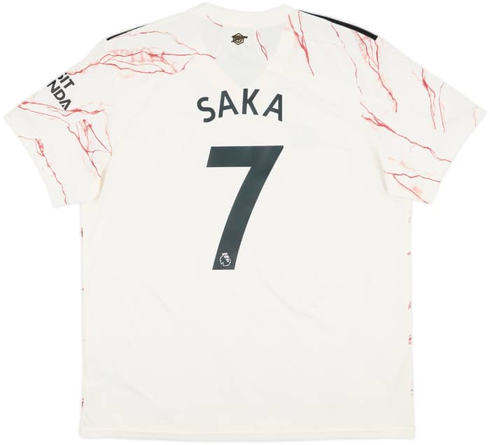 2020-21 Arsenal Away Shirt Saka #7 - 7/10 - (XL)