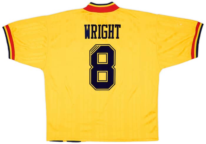 1993-94 Arsenal Away Shirt Wright #8 - 9/10 - (L/XL)