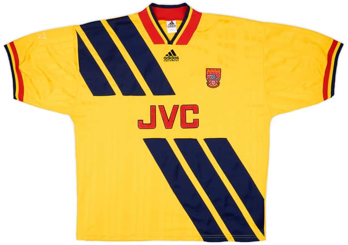 1993-94 Arsenal Away Shirt Wright #8 - 9/10 - (L/XL)
