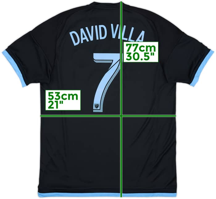 2015-16 New York City Away Shirt David Villa #7 - 10/10 - (L)