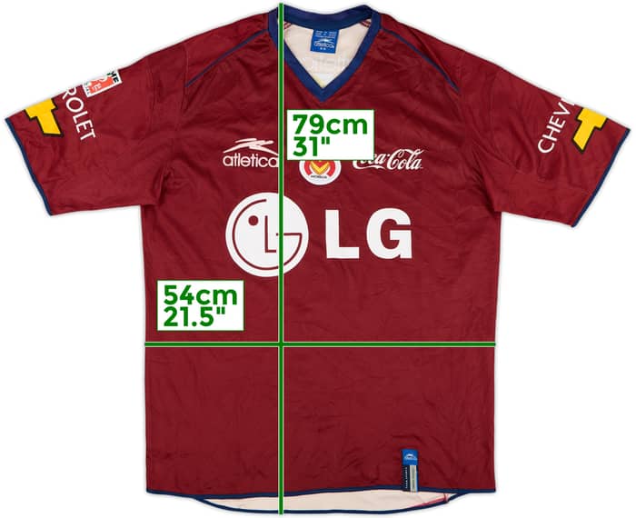 2003-04 Monarcas Morelia Atletica Training Shirt - 8/10 - (M)