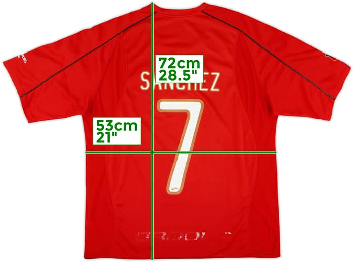 2009-10 Chile Home Shirt Sanchez #7 - 6/10 - (L)
