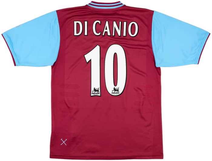 2001-03 West Ham Home Shirt Di Canio #10 - 8/10 - (L)