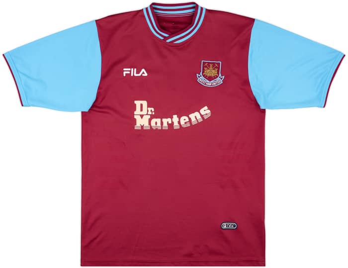 2001-03 West Ham Home Shirt Di Canio #10 - 8/10 - (L)