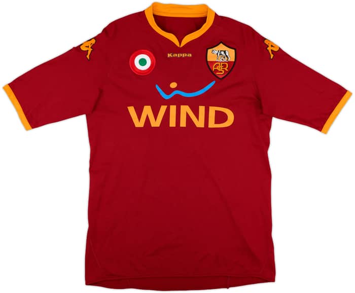 2007-08 Roma Home Shirt Totti #10 - 6/10 - (XL)