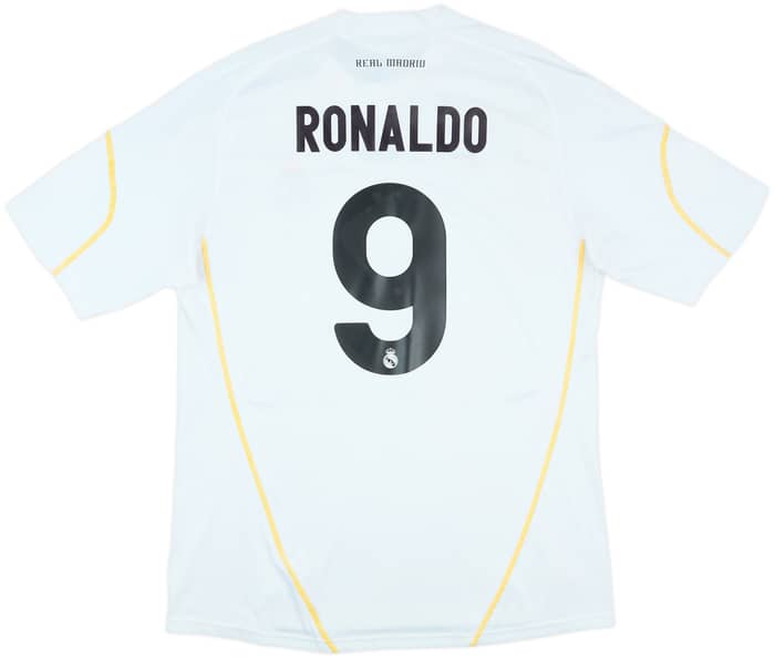 2009-10 Real Madrid Home Shirt Ronaldo #9 - 6/10 - (L)