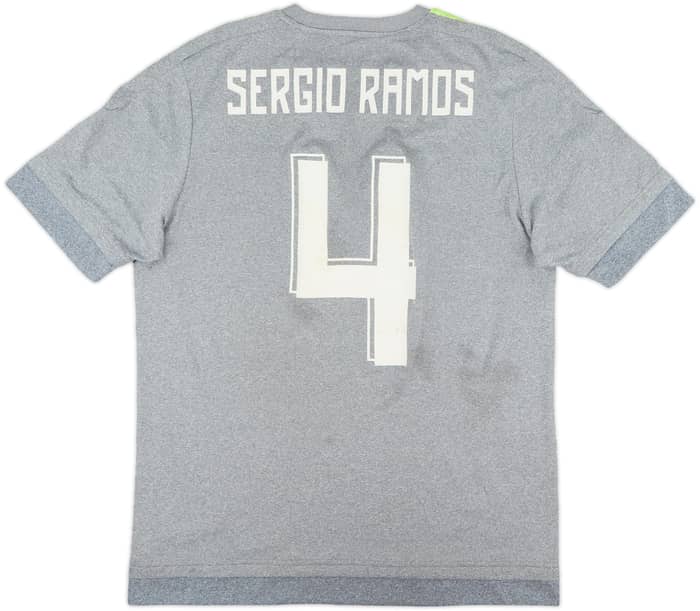 2015-16 Real Madrid Away Shirt Sergio Ramos #4 - 4/10 - (M)