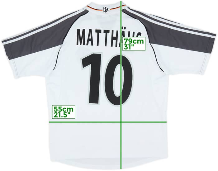 2000-02 Germany Home Shirt Matthaus #10 - 8/10 - (L)
