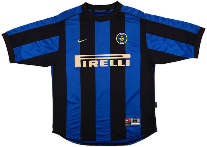 2000-01 Inter Milan Home Shirt Ronaldo #9 - 8/10 - (M)