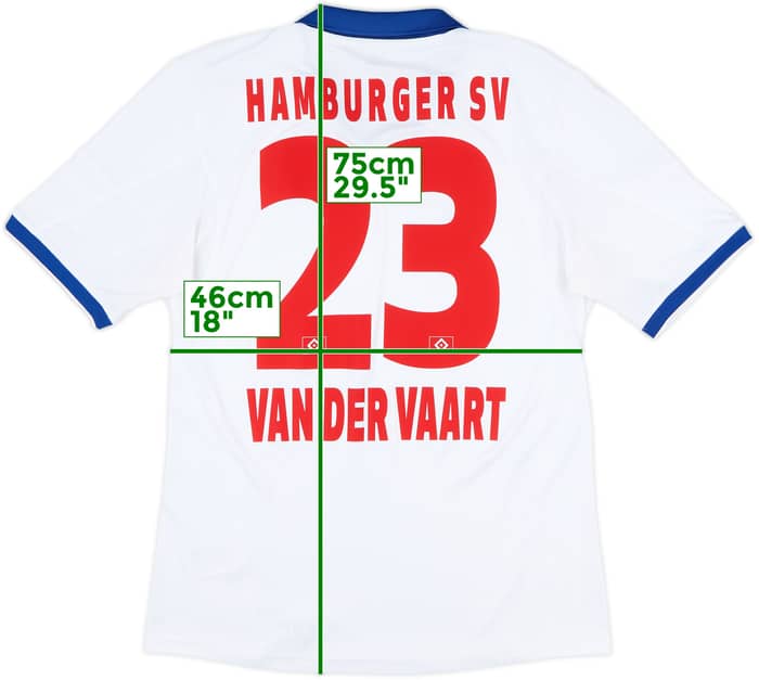 2013-14 Hamburg Home Shirt Van Der Vaart #23 - 7/10 - (M)