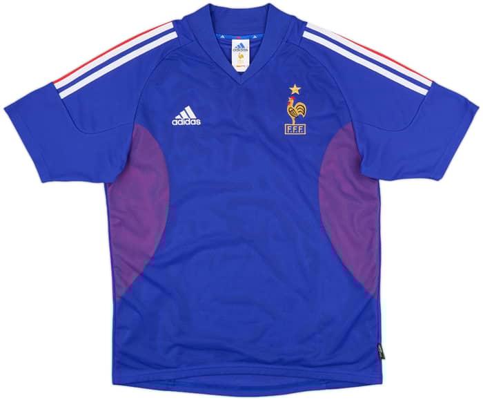 2002-04 France 'Signed' Home Shirt - 9/10 - (S)