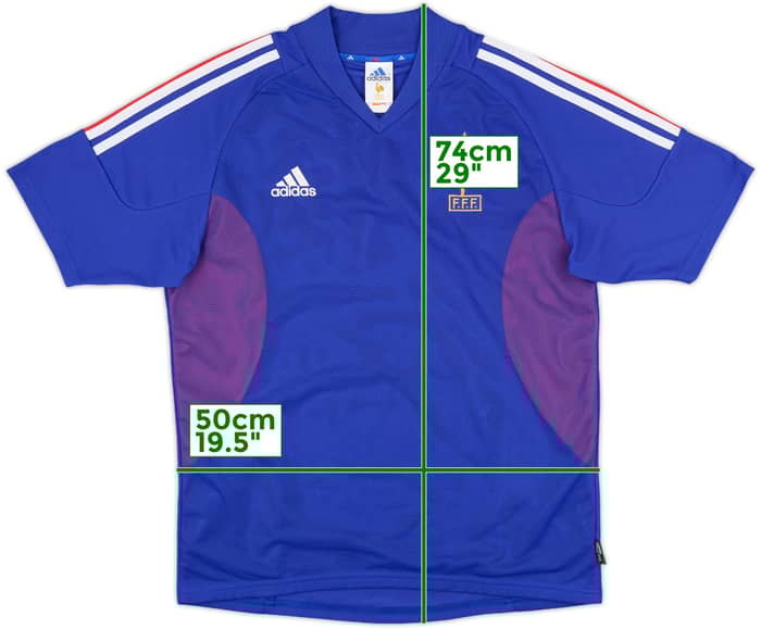 2002-04 France 'Signed' Home Shirt - 9/10 - (S)