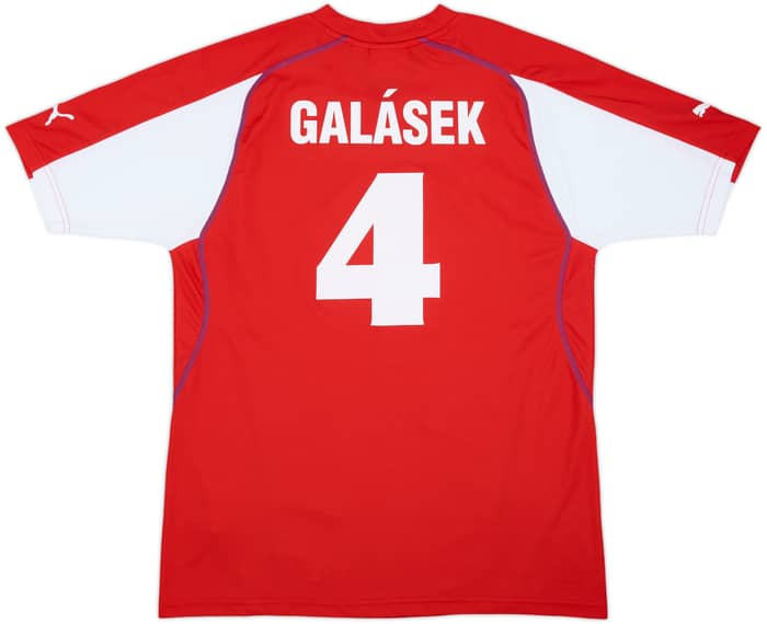 2004-05 Czech Republic Basic Home Shirt Galasek #4 - 9/10 - (XL)