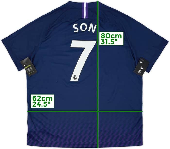 2019-20 Tottenham Away Shirt Son #7 (XXL)