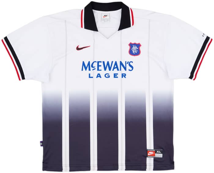 1997-99 Rangers Away Shirt Gascoigne #8 - 8/10 - (XL)