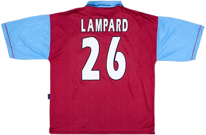 1995-97 West Ham Centenary Home Shirt Lampard #26 - 9/10 - (XL)