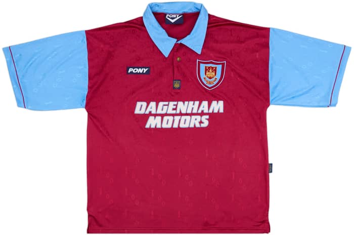 1995-97 West Ham Centenary Home Shirt Lampard #26 - 9/10 - (XL)