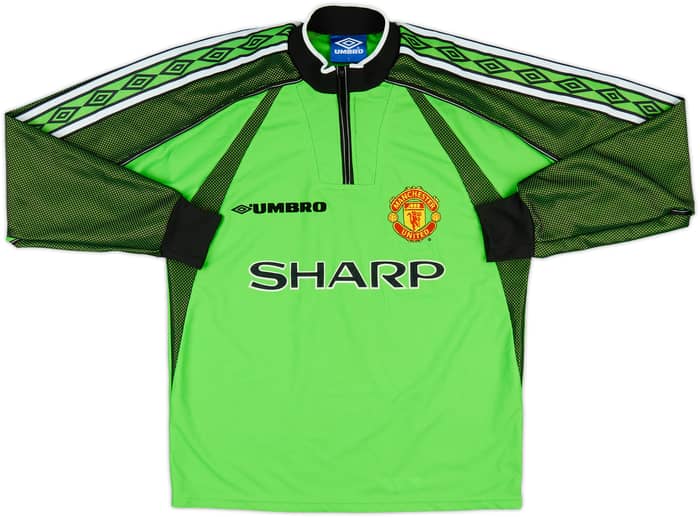 1998-99 Manchester United GK Shirt - 10/10 - (Y)