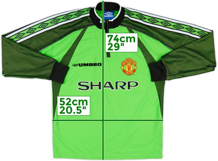 1998-99 Manchester United GK Shirt - 10/10 - (Y)