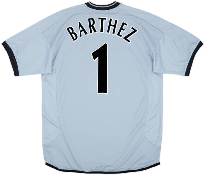 2001-02 Manchester United Centenary GK S/S Shirt Barthez #1 - 8/10 - (L)
