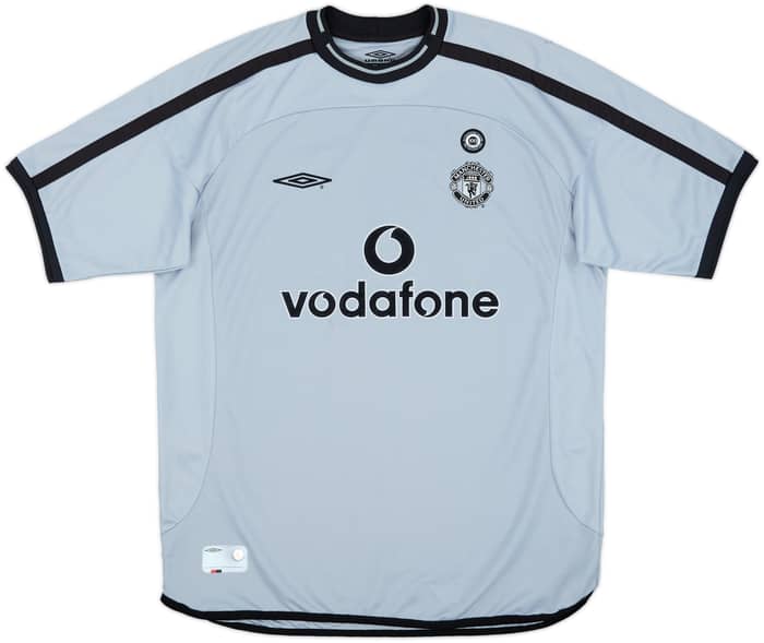 2001-02 Manchester United Centenary GK S/S Shirt Barthez #1 - 8/10 - (L)