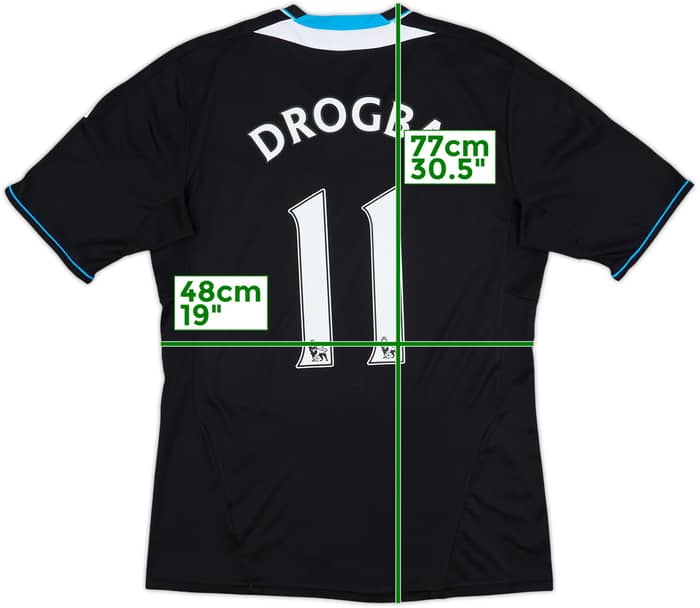 2011-12 Chelsea Away Shirt Drogba #11 - 6/10 - (M)