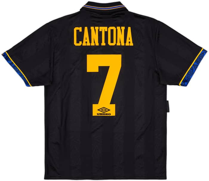 1993-95 Manchester United Away Shirt Cantona #7 - 9/10 - (M)