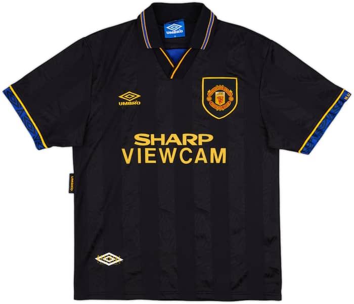 1993-95 Manchester United Away Shirt Cantona #7 - 9/10 - (M)