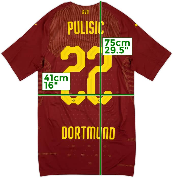 2018-19 Borussia Dortmund Authentic Third Shirt Pulisic #22 (L)