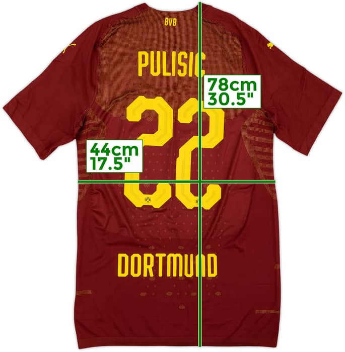 2018-19 Borussia Dortmund Authentic Third Shirt Pulisic #22 (XXL)