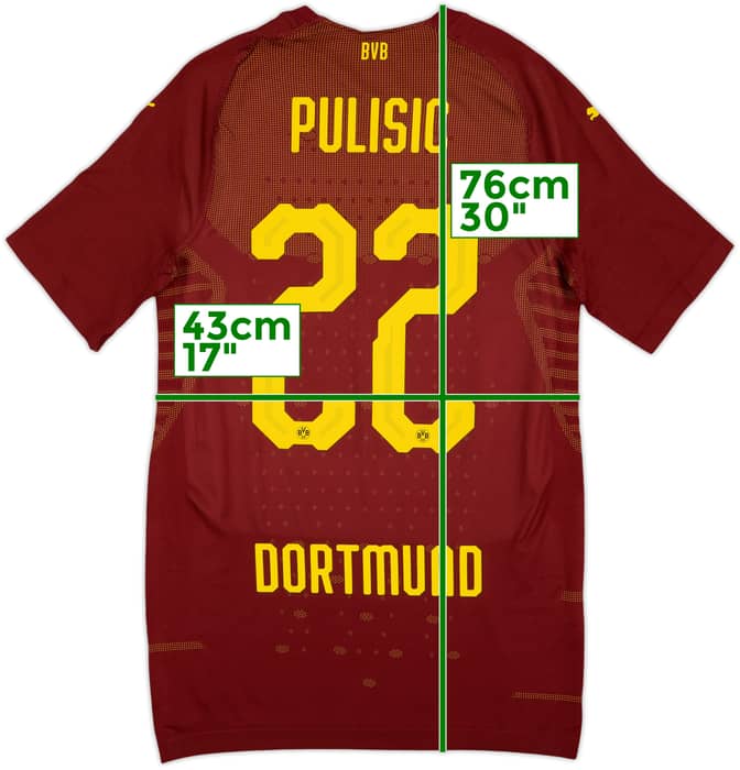2018-19 Borussia Dortmund Authentic Third Shirt Pulisic #22 (XL)