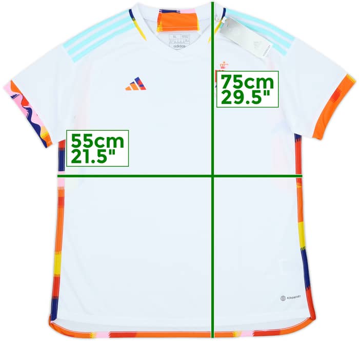 2022-23 Belgium Away Shirt (Women's XL)