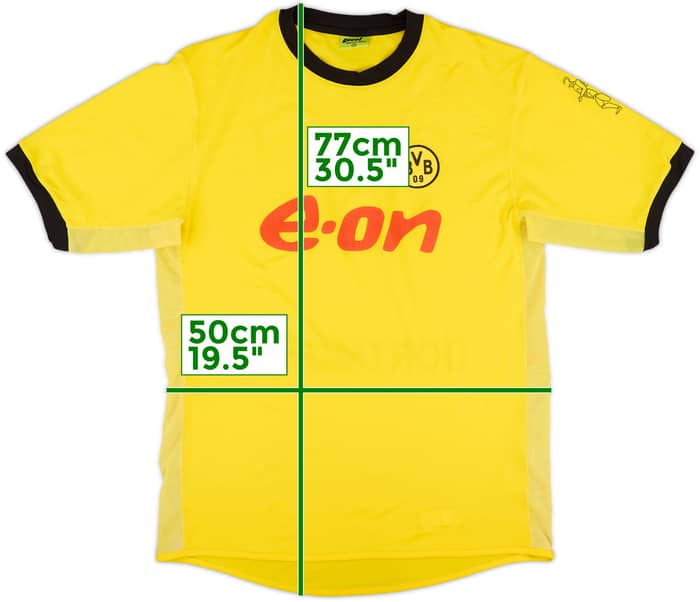 2003-04 Borussia Dortmund Home Shirt - 4/10 - (M)