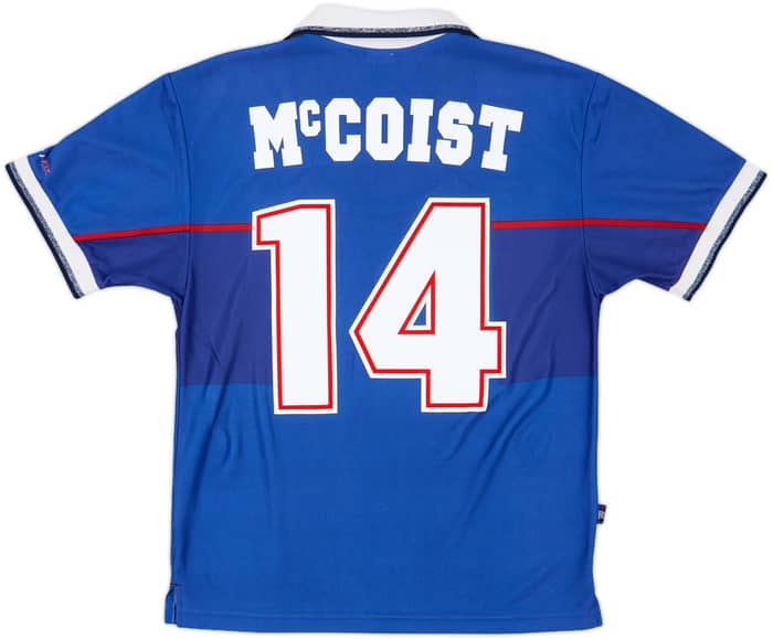 1997-99 Rangers Home Shirt McCoist #14 - 8/10 - (S)