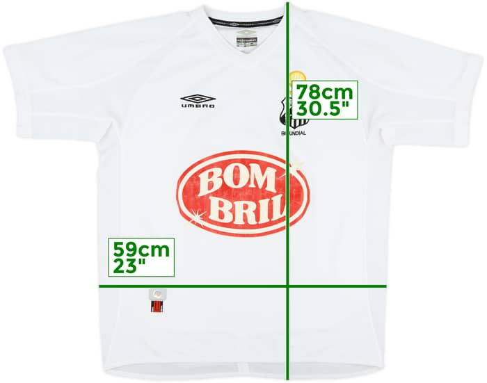 2002-03 Santos Home Shirt #10 - 6/10 - (XL)
