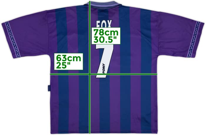 1995-97 Tottenham Away Shirt Fox #7 - 8/10 - (XL)