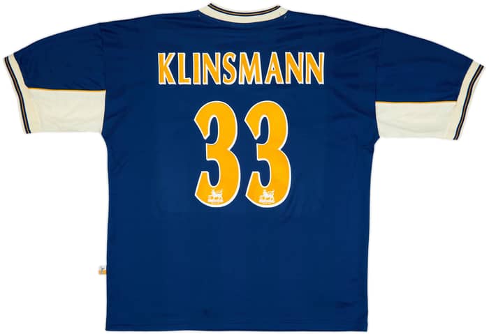 1997-98 Tottenham Away Shirt Klinsmann #33 - 8/10 - (XL)
