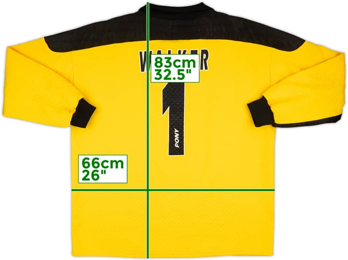 1995-96 Tottenham GK Shirt Walker #1 - 9/10 - (XL)