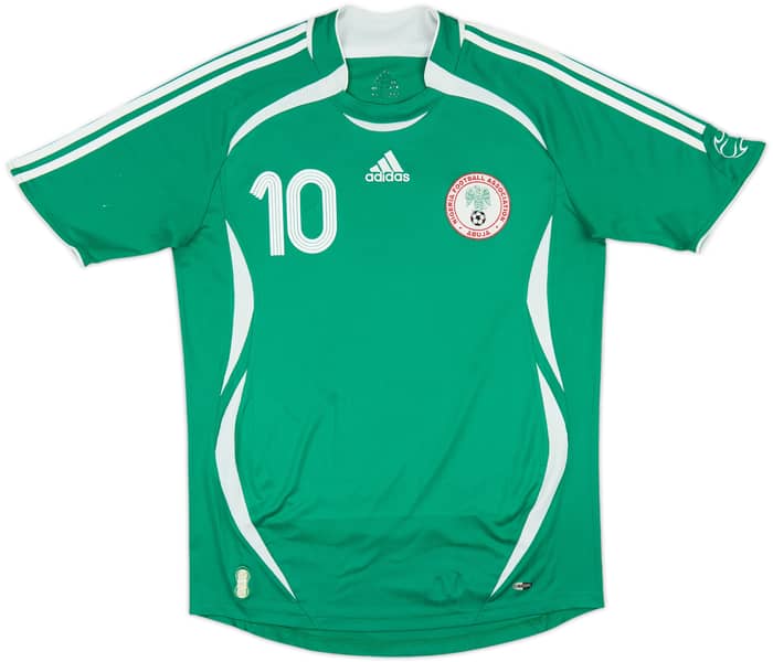 2006-07 Nigeria Home Shirt Okocha #10 - 8/10 - (M)