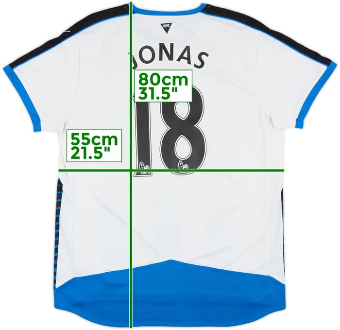 2015-16 Newcastle Home Shirt Jonas #18 - 7/10 - (XL)
