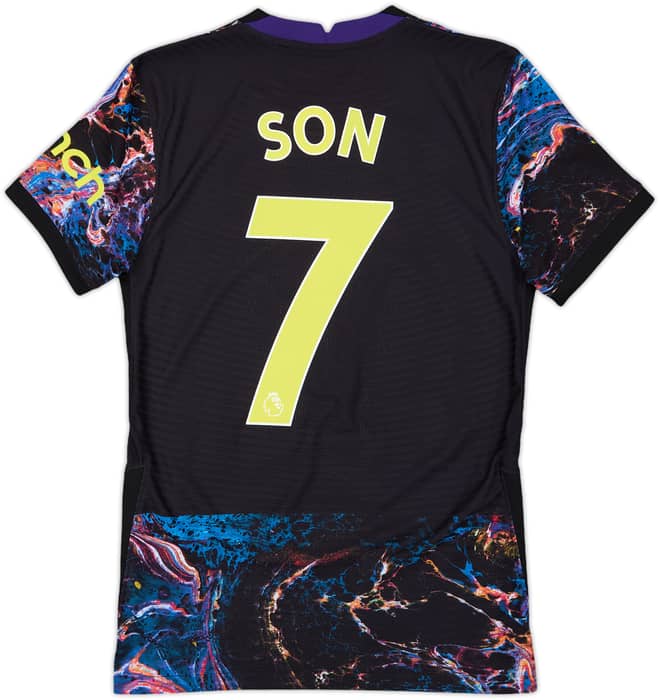 2021-22 Tottenham Authentic Away Shirt Son #7 - 10/10 - (XS)