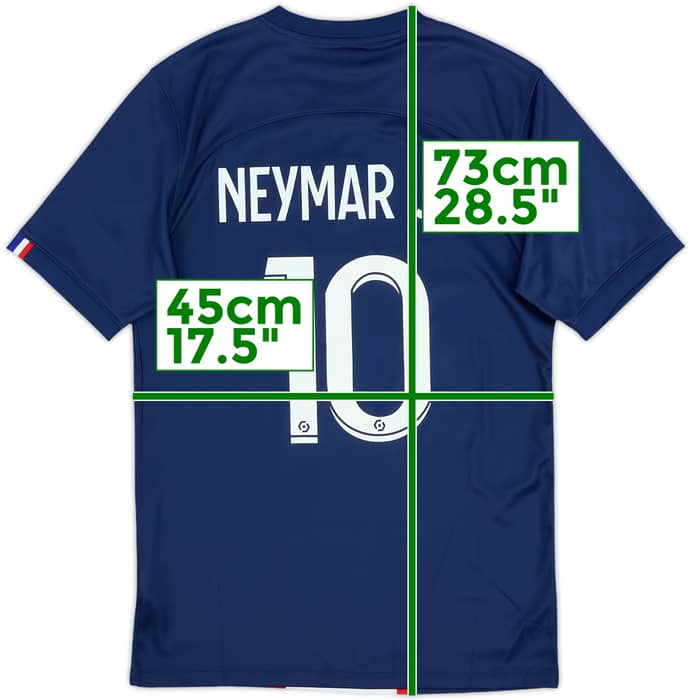 2022-23 Paris Saint-Germain Home Shirt Neymar Jr #10 - 8/10 - (S)