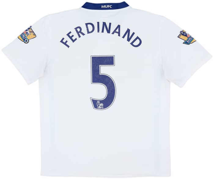 2008-10 Manchester United Away Shirt Ferdinand #5 - 5/10 - (M)