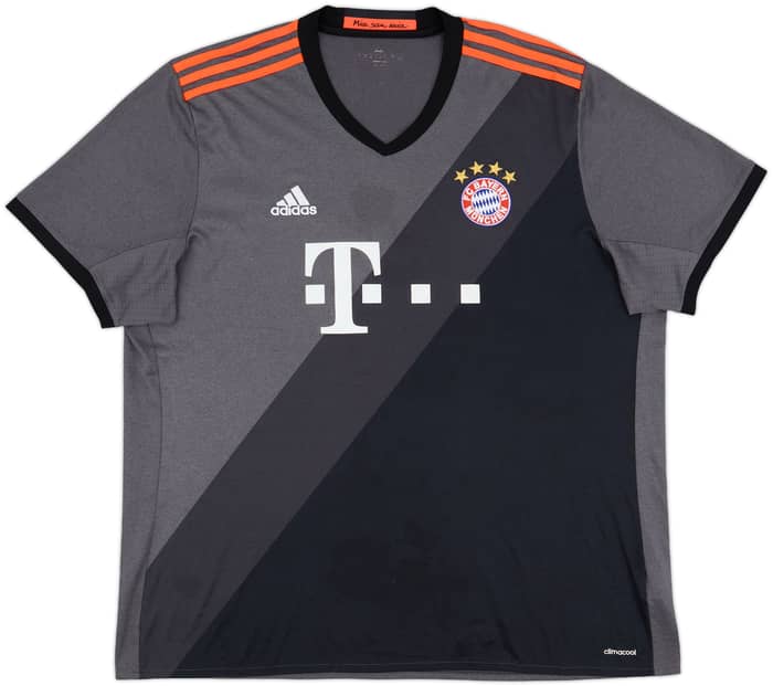 2016-17 Bayern Munich Away Shirt Muller #25 - 7/10 - (XXL)