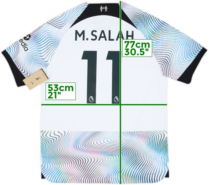 2022-23 Liverpool Authentic Away Shirt M.Salah #11 (L)