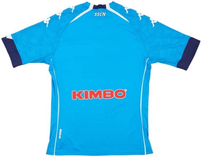 2020-21 Napoli Authentic Home Shirt - 10/10 - (XXL)